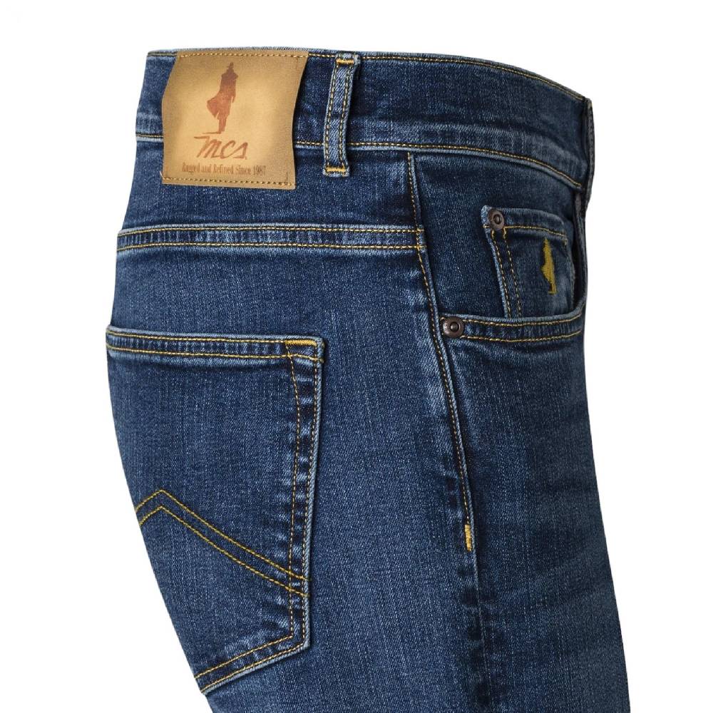 MCS Jeans slim fit elasticizzato mcs lavaggio scuro Saldi Di Fabbrica