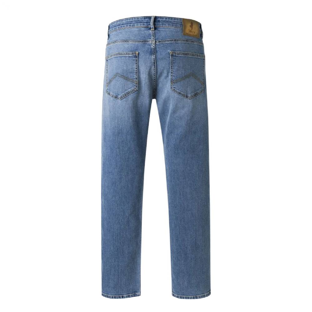 MCS Jeans cinque tasche denim lavaggio chiaro stretch mcs regular fit I Più Venduti