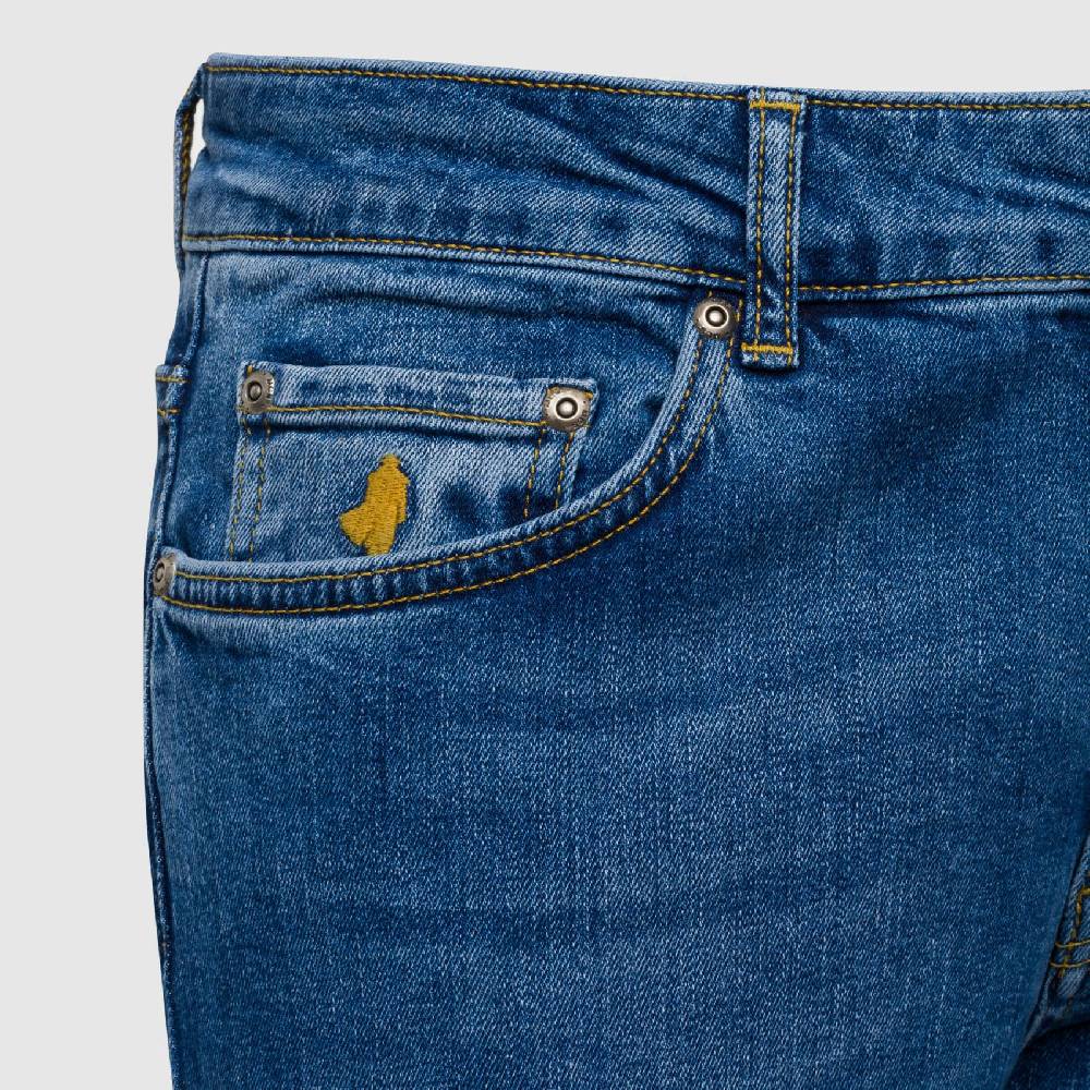 MCS Jeans stretch lavaggio medio mcs regular fit denim Italy
