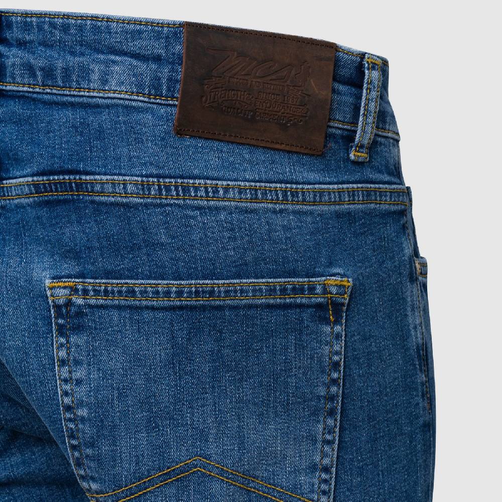 MCS Jeans stretch lavaggio medio mcs regular fit denim Italy