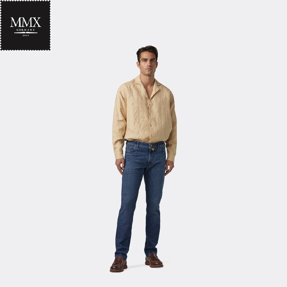 MMX Germany Jeans mmx blu stone washed stretch slim fit 2025