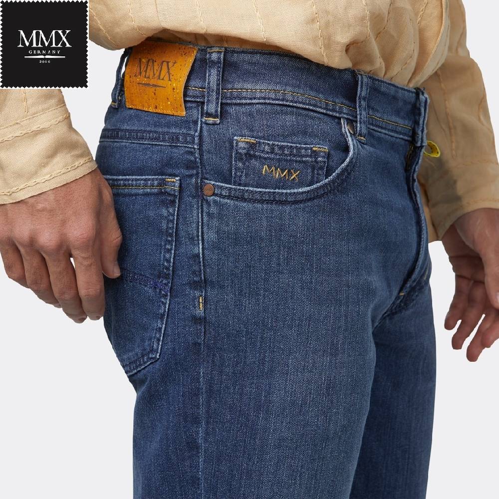 MMX Germany Jeans mmx blu stone washed stretch slim fit 2025