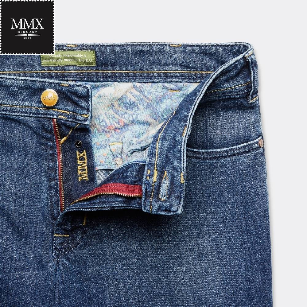 MMX Germany Jeans mmx blu stone washed stretch slim fit 2025