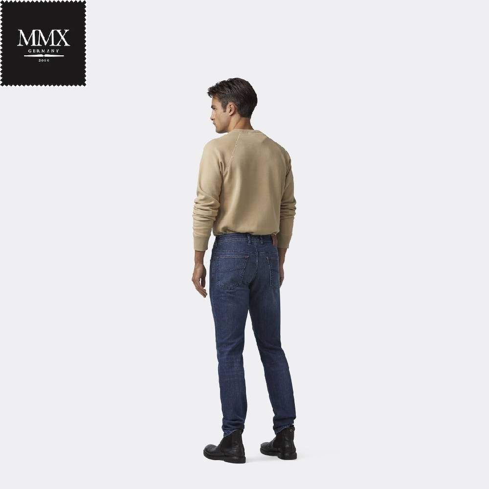 MMX Germany Jeans blu stone mmx denim stretch slim fit In Linea