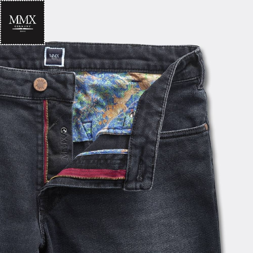 MMX Germany Jeans blu scuro mmx denim stretch autentico Qualità