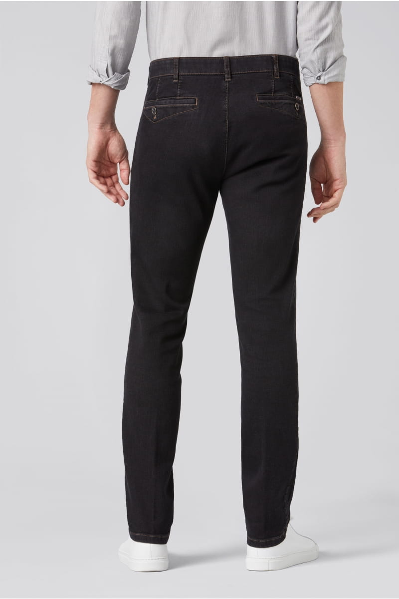 Meyer Cinque tasche meyer in denim super stretch slim fit Vendita