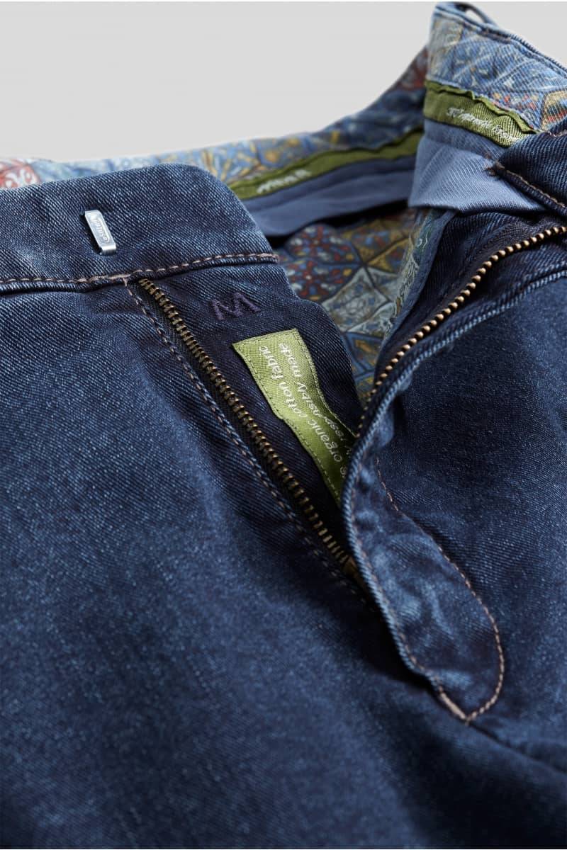 Meyer Pantalone meyer in denim blu stone super stretch regular fit Pezzi Unici