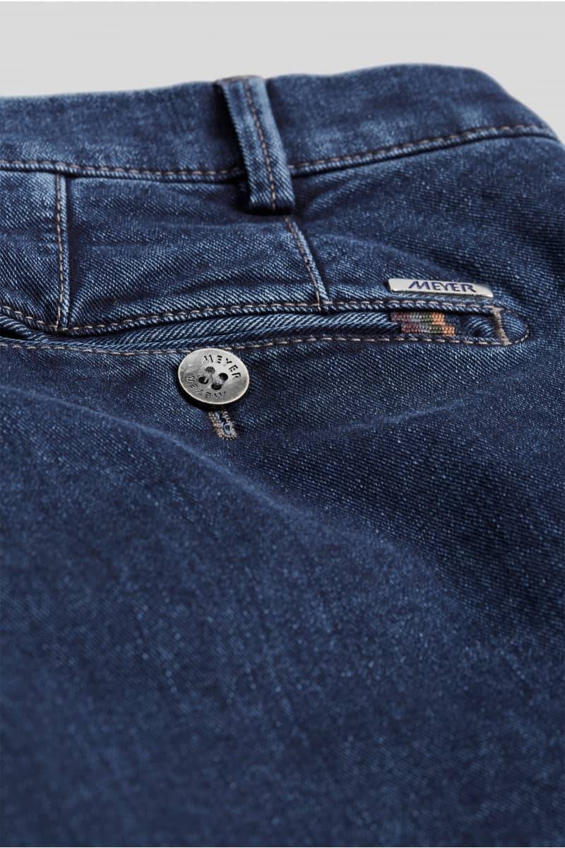 Meyer Pantalone meyer in denim blu stone super stretch regular fit Pezzi Unici