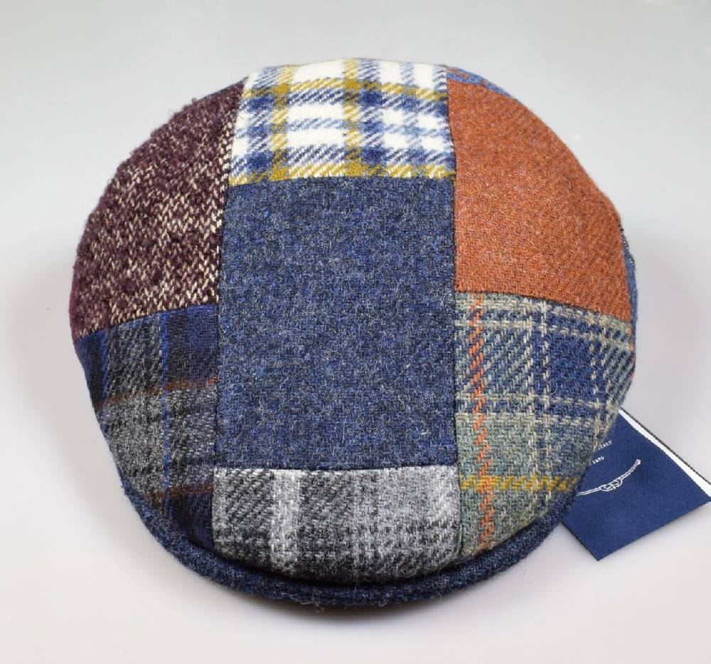 Panizza Berretto panizza patchwork multicolor in pura lana Qualità Garantita