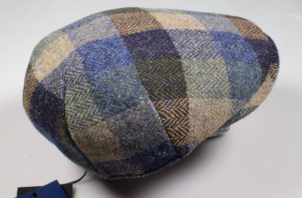Panizza Berretto panizza peaked in lana donegal tweed fantasia Acquista Ora