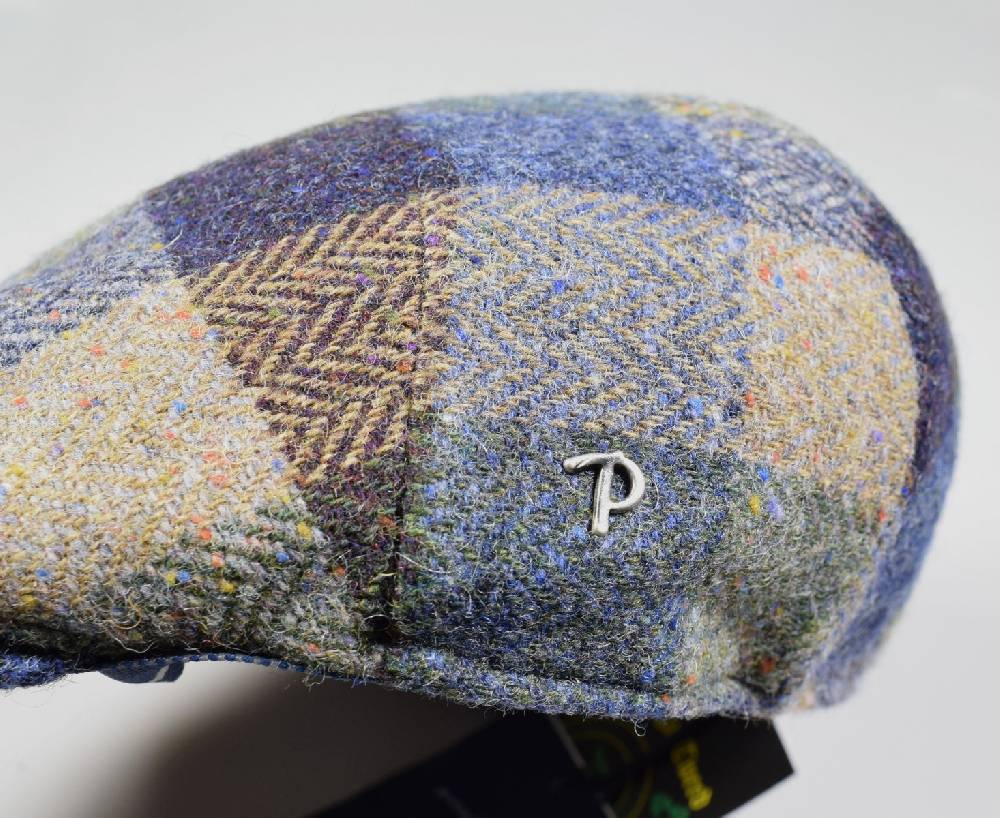 Panizza Berretto panizza peaked in lana donegal tweed fantasia Acquista Ora