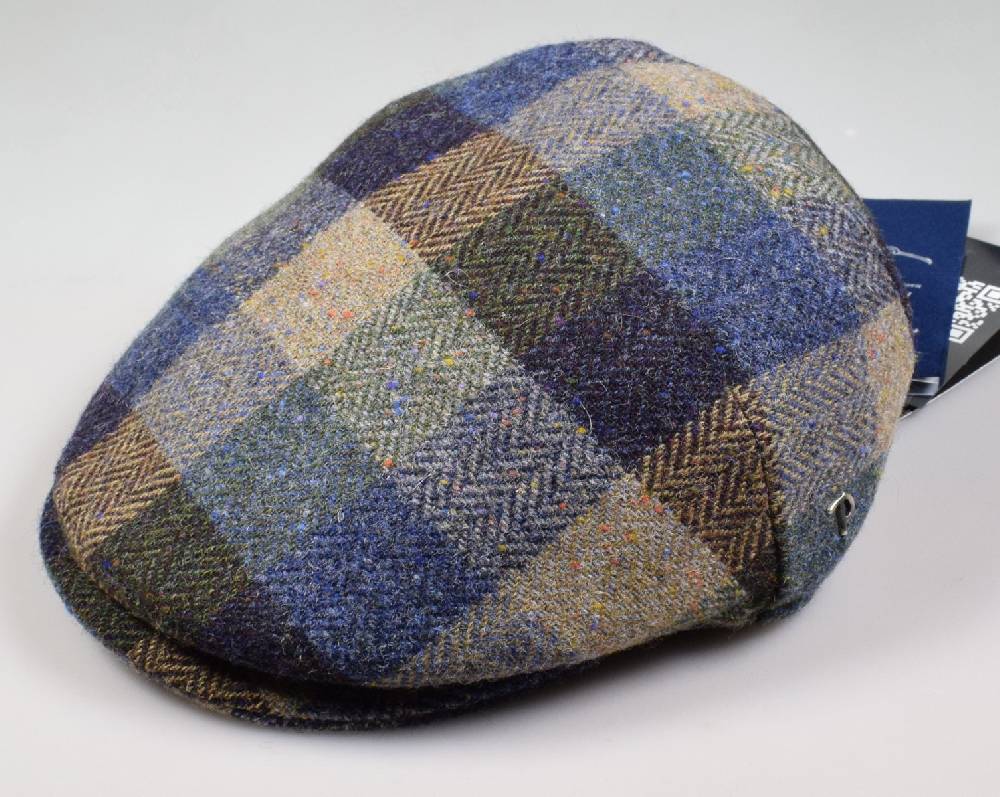 Panizza Berretto panizza peaked in lana donegal tweed fantasia Acquista Ora