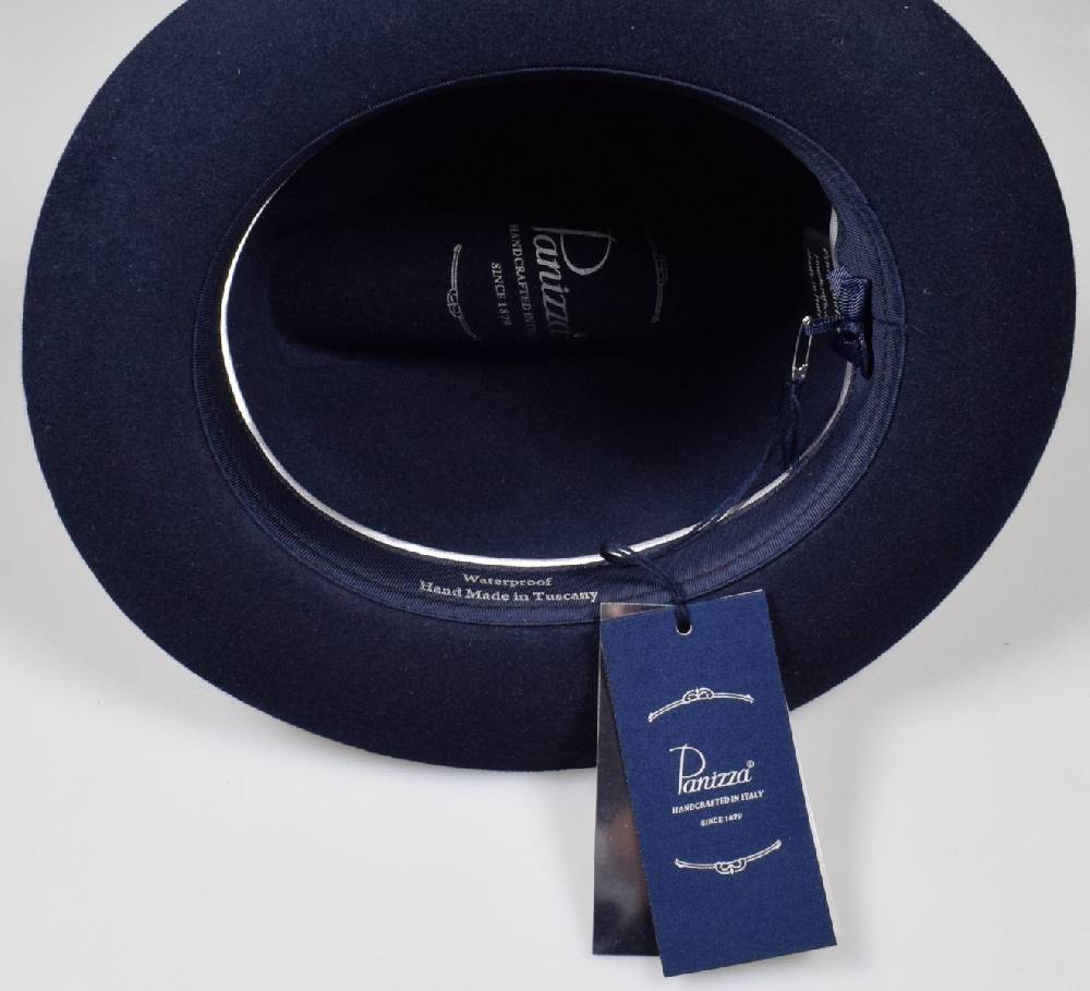 Panizza Cappello classico in feltro panizza nero waterproof Online