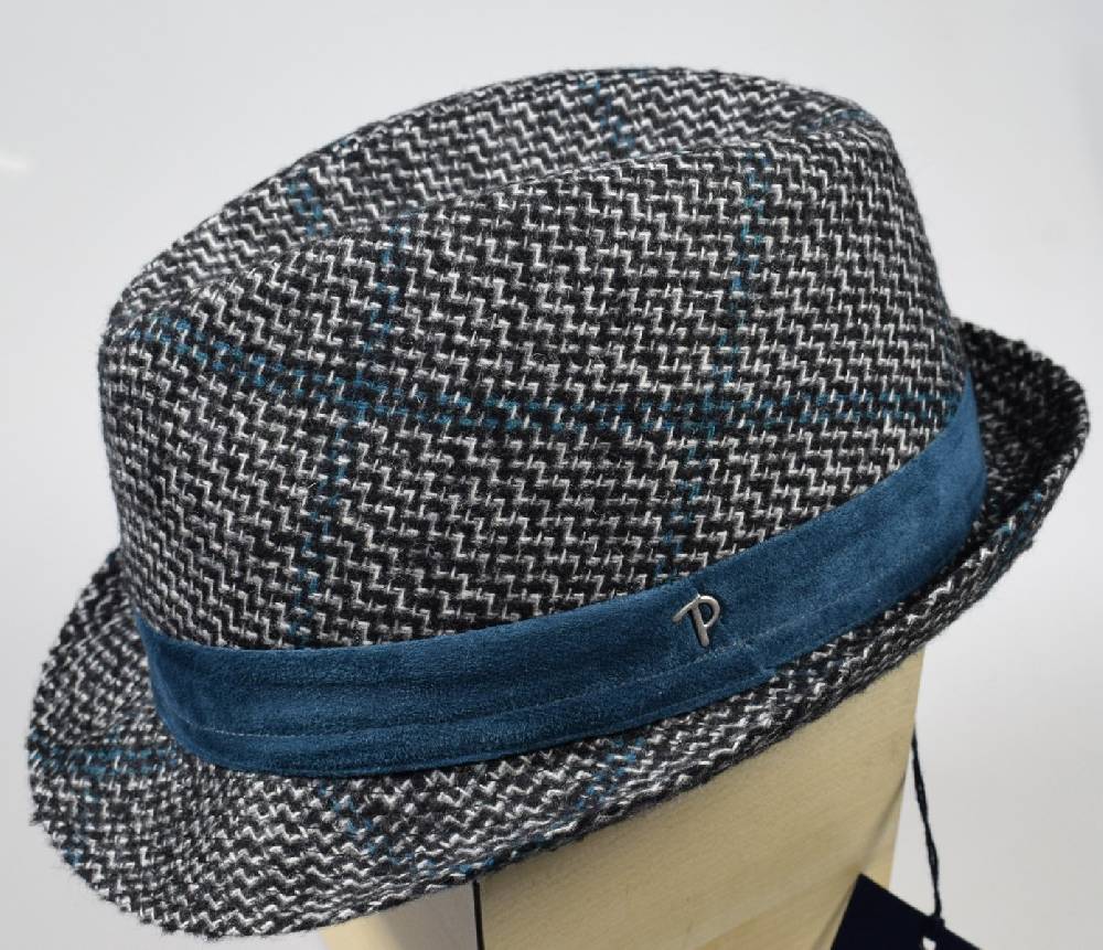 Panizza Cappello moda trilby panizza fantasia a quadri Outlet