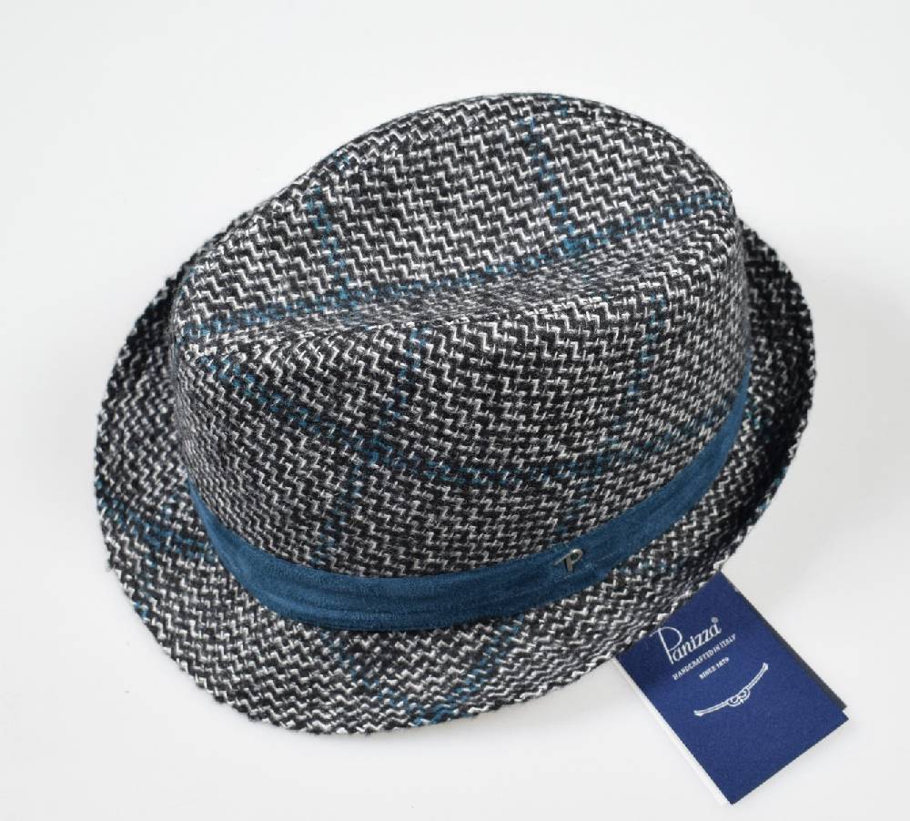 Panizza Cappello moda trilby panizza fantasia a quadri Outlet