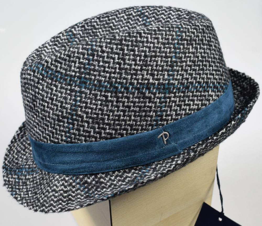 Panizza Cappello moda trilby panizza fantasia a quadri Outlet