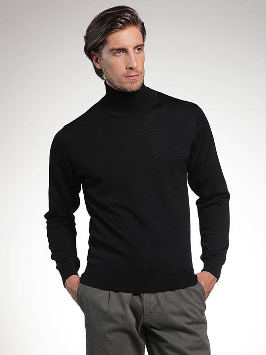 Montechiaro Dolcevita montechiaro in misto lana pettinata modern fit
