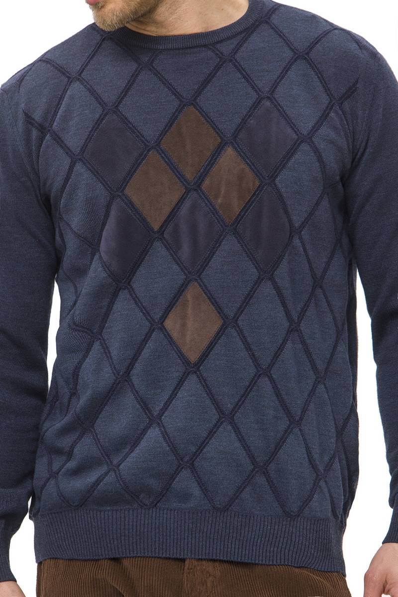 Green Coast Maglia blu girocollo green coast lana merinos zegna baruffa Shopping Online