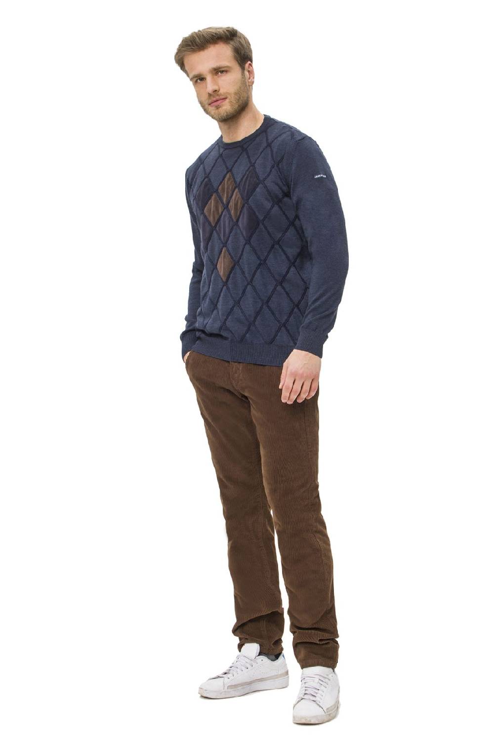 Green Coast Maglia blu girocollo green coast lana merinos zegna baruffa Shopping Online