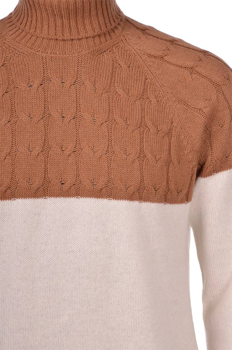 Gran Sasso Dolcevita gran sasso in air wool bicolore Sconto