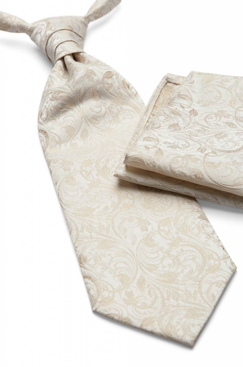 Digel Panciotto elegante cerimonia digel champagne ecru con cravatta In Vendita