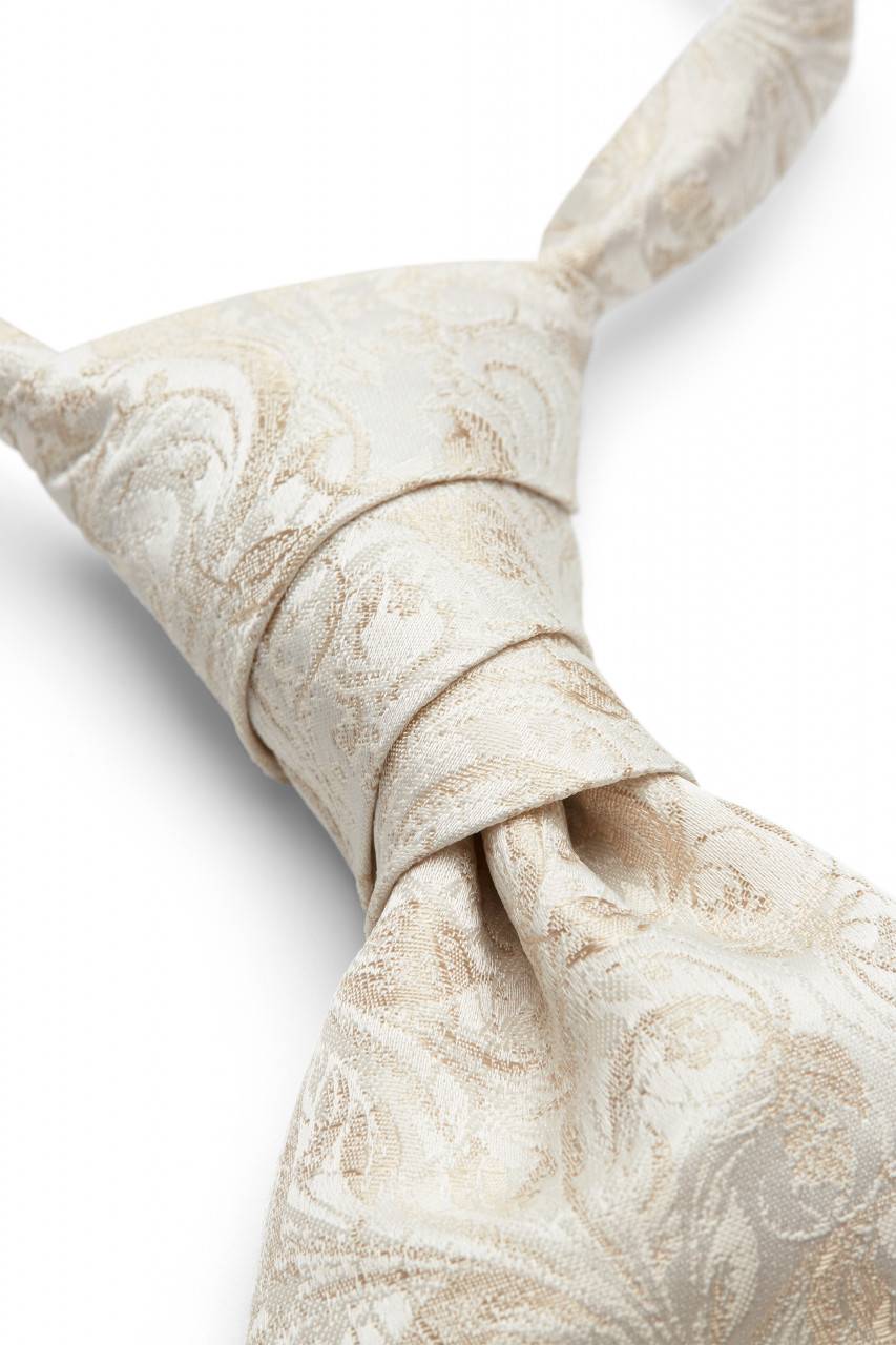 Digel Panciotto elegante cerimonia digel champagne ecru con cravatta In Vendita