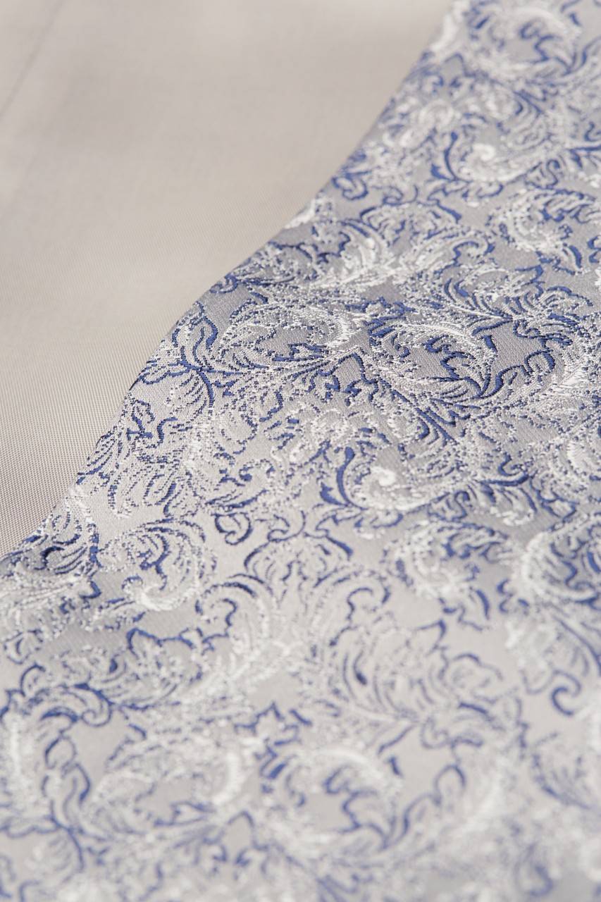 Digel Panciotto elegante cerimonia digel grigio perla con blu Saldi