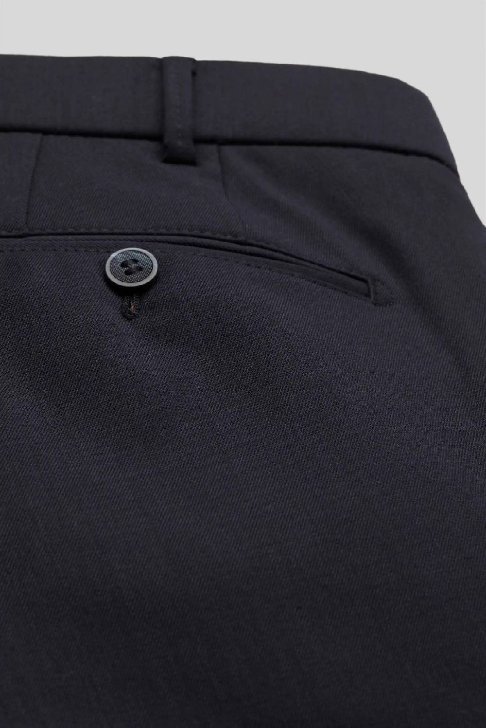 Meyer Pantalone meyer blu in twill teflon stretch Italia