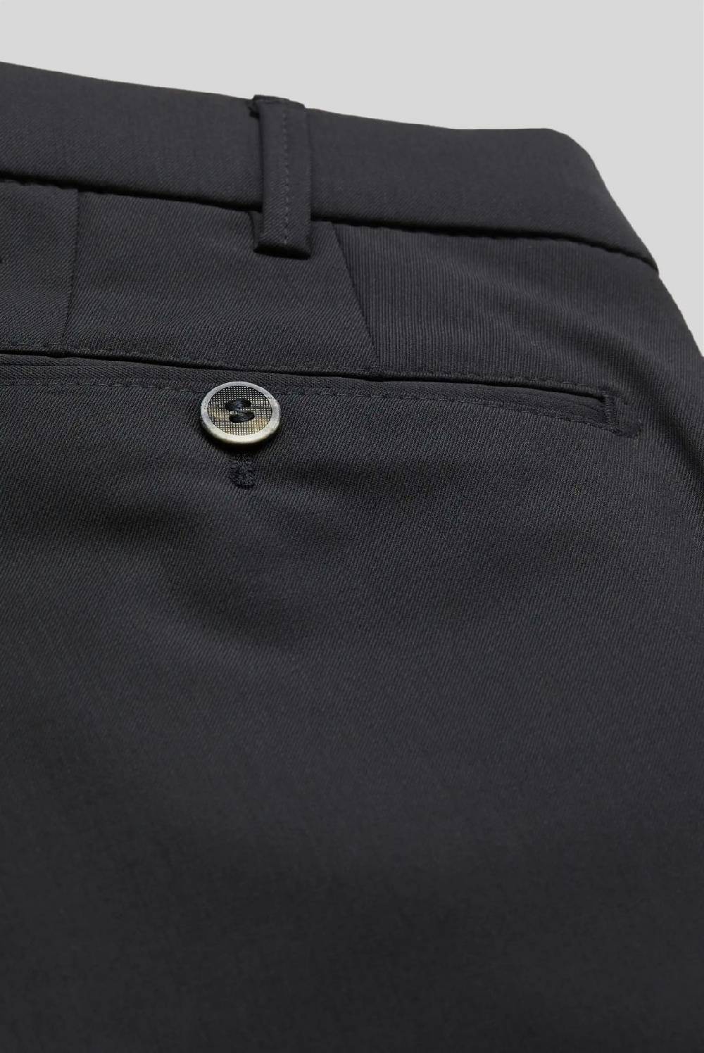 Meyer Pantalone nero meyer travel twill modern fit Nuovo