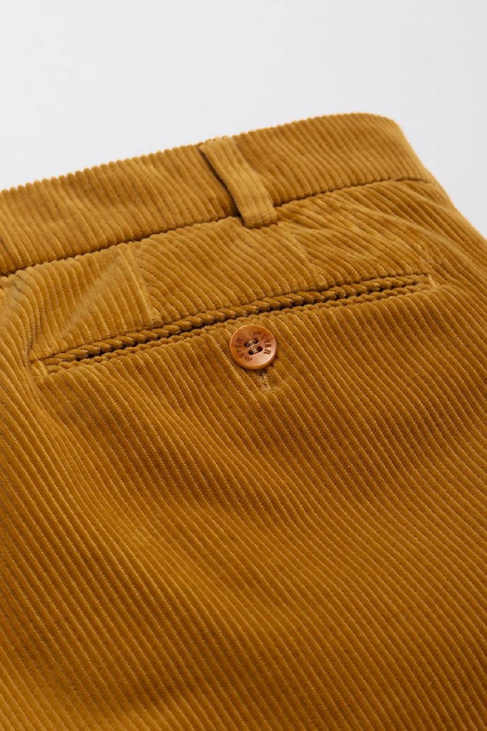 Meyer Pantalone color ambra meyer in velluto a coste luxury modern fit Soddisfazione Garantita