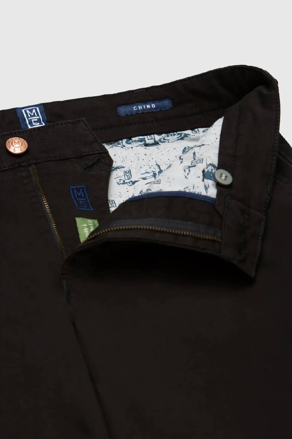 Meyer Pantalone regular fit nero cotone bio stretch m5 by meyer Affare Del Giorno