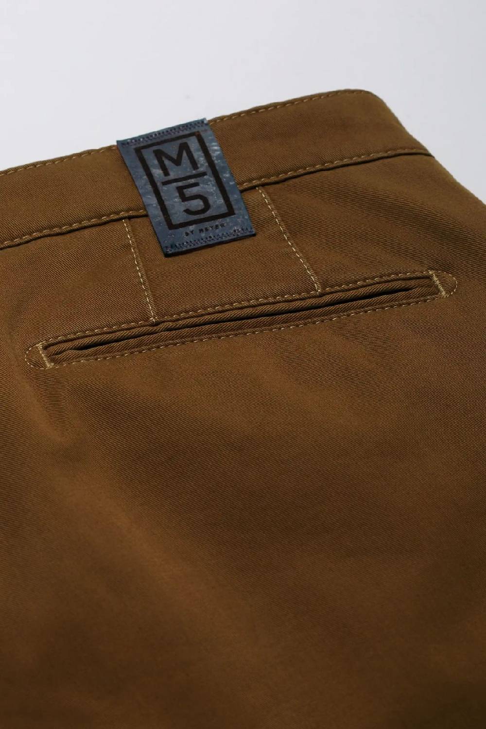 Meyer Pantalone regular fit caramello cotone bio stretch m5 by meyer Sottocosto