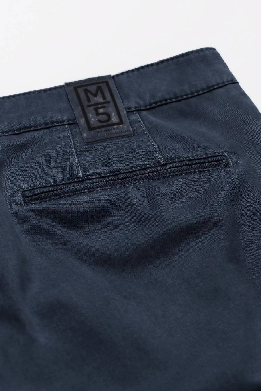 Meyer Pantalone regular fit blu marine cotone bio stretch m5 by meyer Convenienza