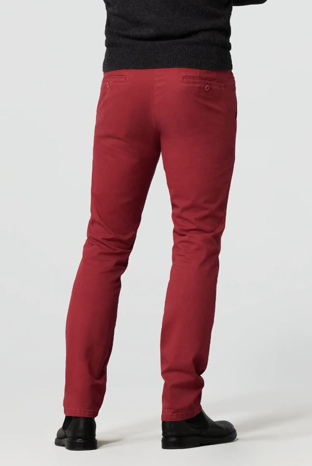 Meyer Pantalone rosso meyer in cotone stretch drop quattro comfort fit Presa