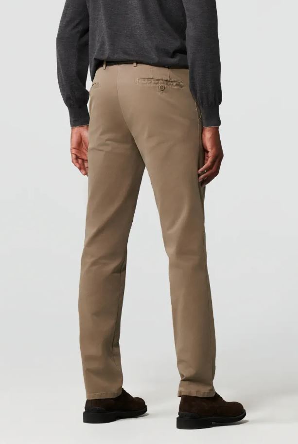 Meyer Pantalone beige meyer in cotone stretch drop quattro comfort fit In Vendita