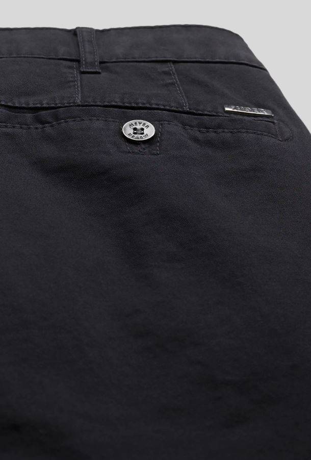 Meyer Pantalone blu meyer in cotone stretch drop quattro comfort fit Saldi