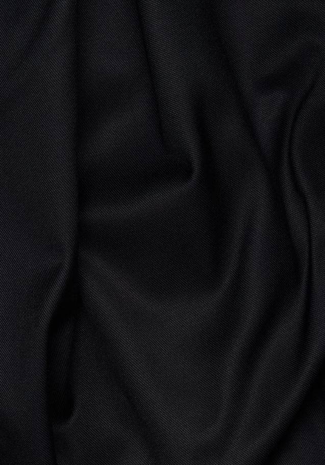 Eterna Camicia nera eterna slim fit collo francese cotone cover Nuova