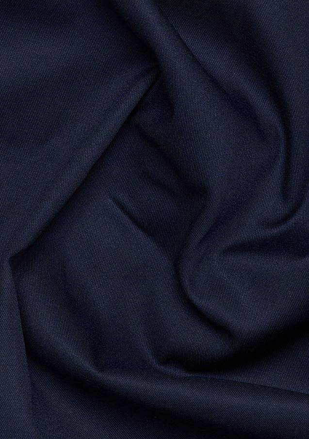 Eterna Camicia blu scuro eterna slim fit collo francese cotone cover Moda