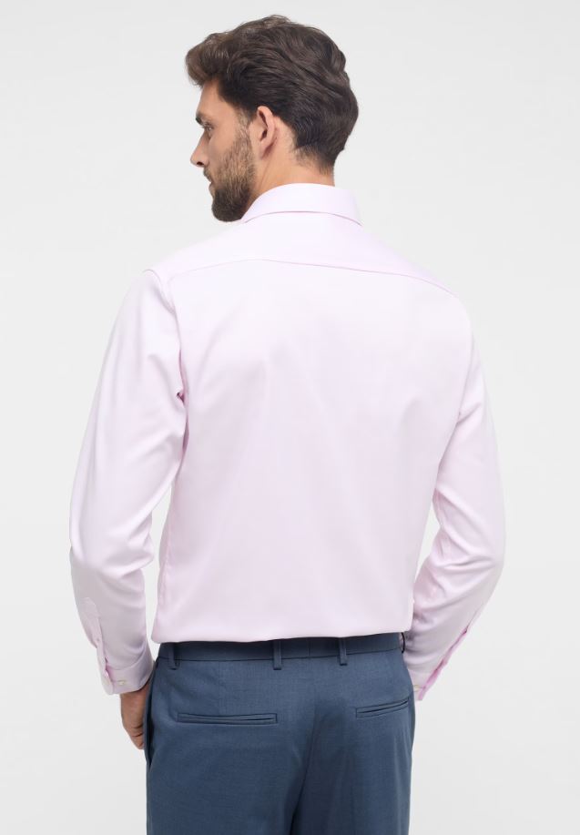 Eterna Camicia rosa eterna modern fit collo classico italiano In Linea