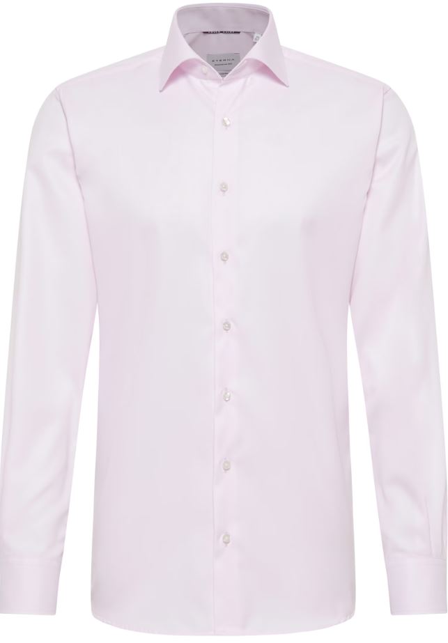Eterna Camicia rosa eterna modern fit collo classico italiano In Linea