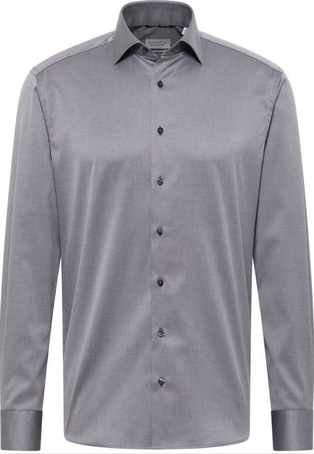 Eterna Camicia grigia eterna modern fit collo classico italiano Qualità