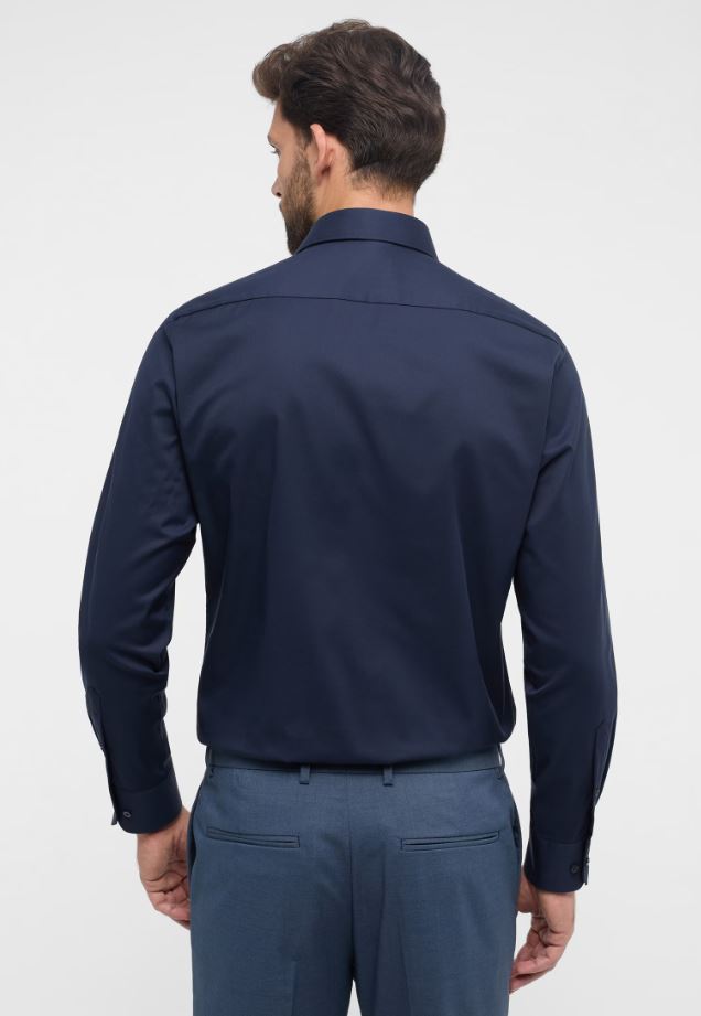 Eterna Camicia blu eterna modern fit collo classico italiano Vendita