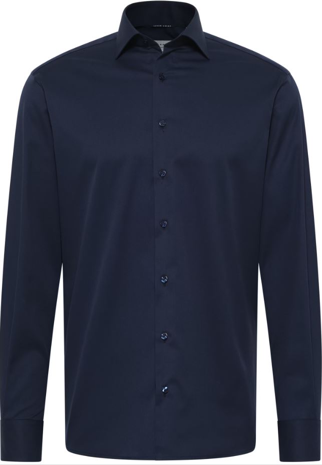 Eterna Camicia blu eterna modern fit collo classico italiano Vendita