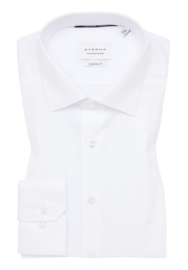 Eterna Camicia bianca eterna modern fit collo classico italiano Promozione