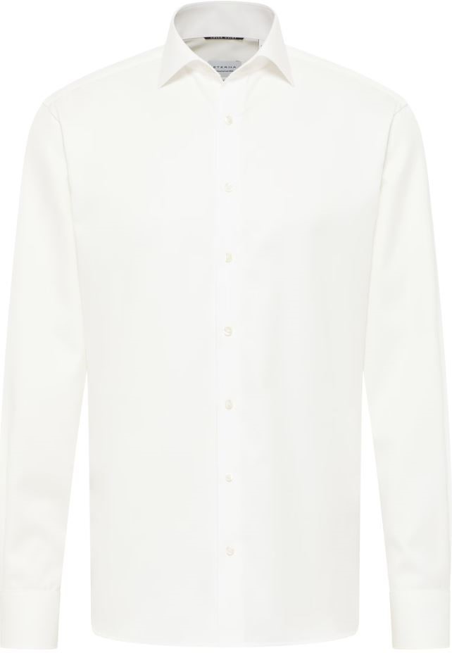 Eterna Camicia beige eterna modern fit collo classico italiano Spedizione Gratuita