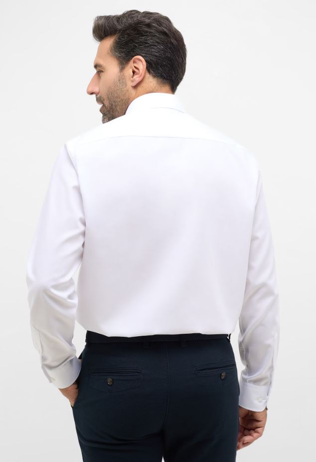 Eterna Camicia bianca eterna comfort fit in popeline no stiro Acquista Ora