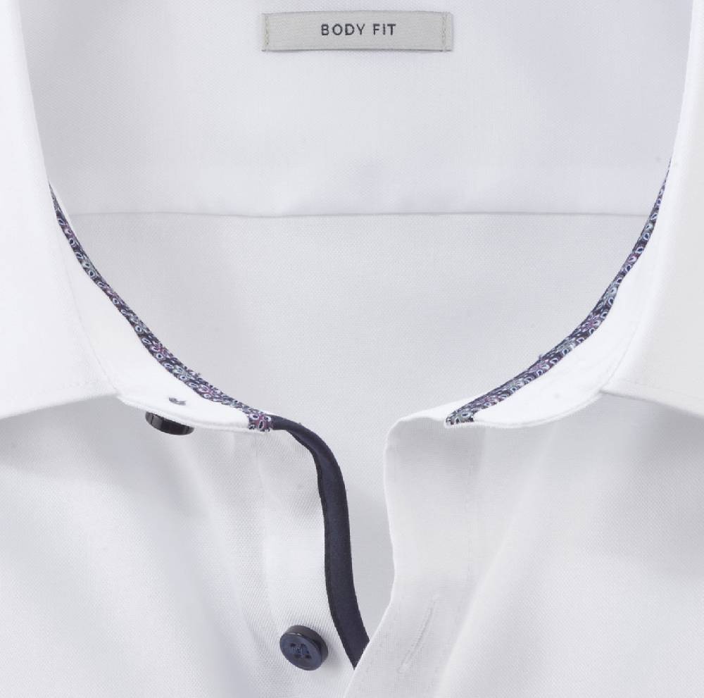 Olymp Camicia olymp level five bianca slim fit cotone stretch Shopping Online
