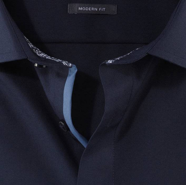 Olymp Camicia olymp blu scuro modern fit con taschino Sconto