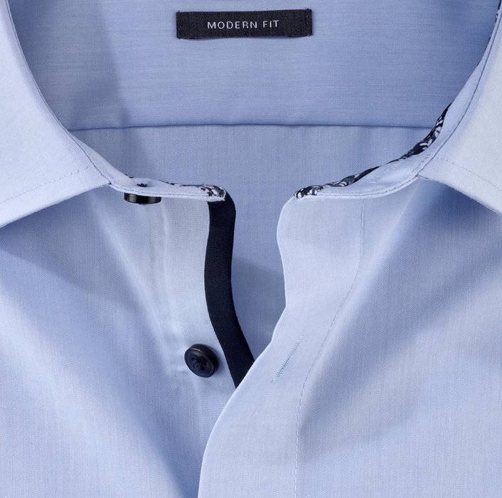 Olymp Camicia olymp celeste modern fit con taschino Offerta