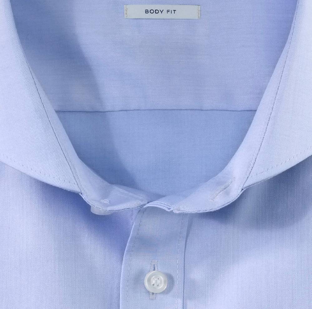 Olymp Camicia olymp celeste slim fit cotone twill stretch facile stiro Online